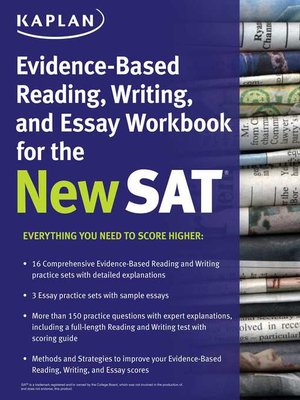 cover image of Kaplan Evidence-Based Reading, Writing, and Essay Workbook for the New SAT